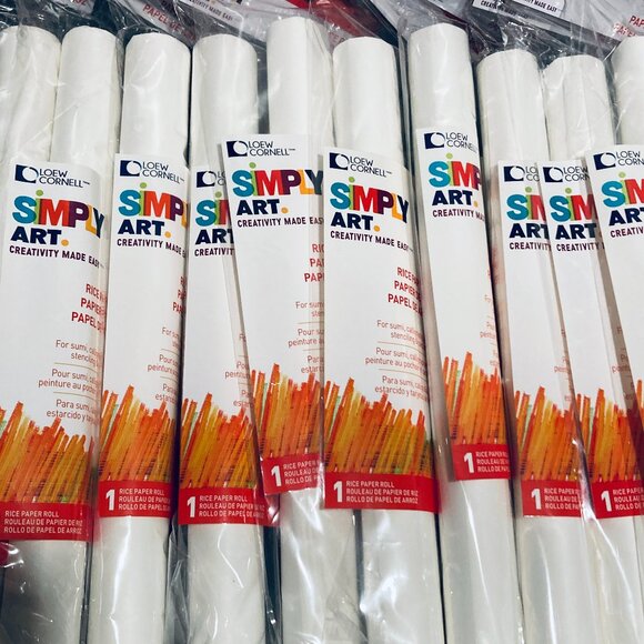 10 pc RICE PAPER Rolls Lot 12"x100' Total Ten Rolls NIP  Bulk Buy - Picture 7 of 7